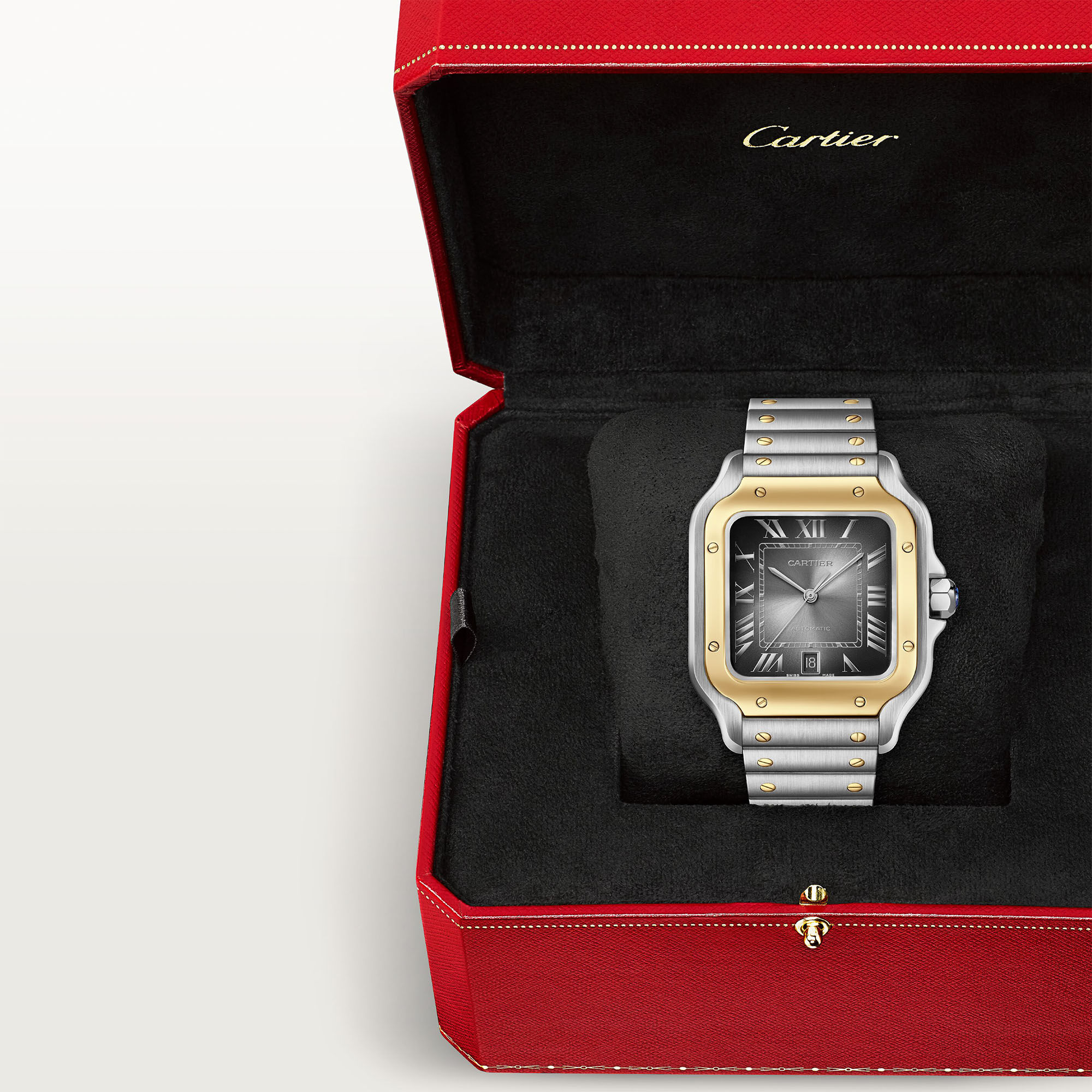 Santos de cartier bracelet yellow gold shop